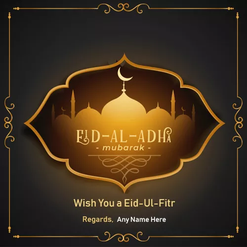 Eid Ul Adha 2024 Card With Name And Image