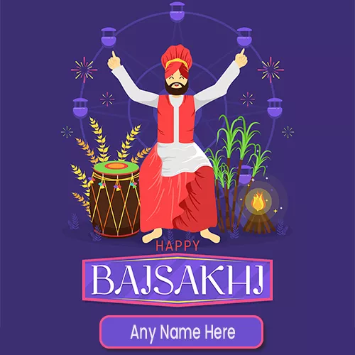 Happy Baisakhi Images 2024 With Name