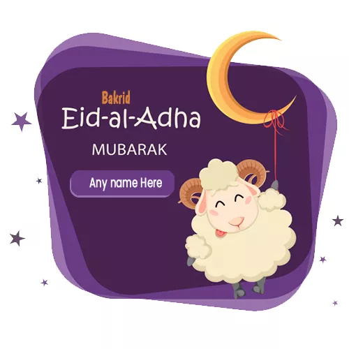 Bakra Eid Ul Adha Mubarak 2023 Pics With Name