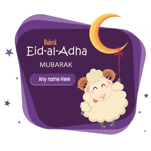 Bakra Eid Ul Adha Mubarak 2024 Pics With Name