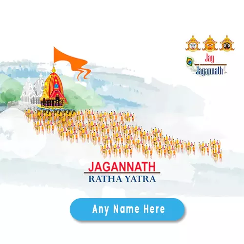 Happy Rath Yatra 2024 with name editor