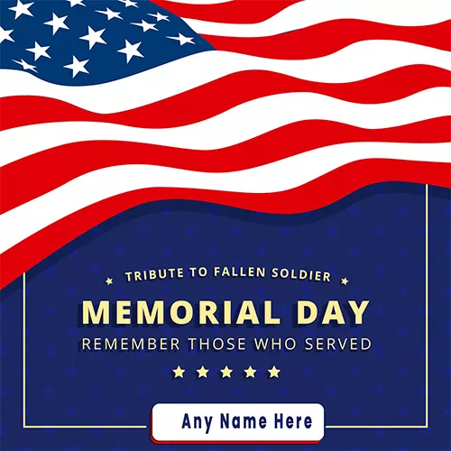 Memorial Day 2023 Greeting Card Messages With Name