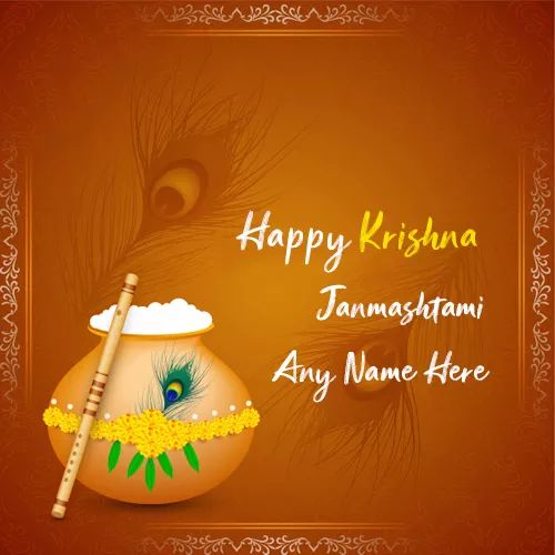 Happy Krishna Janmashtami Whatsapp Status 2023 With Your Name