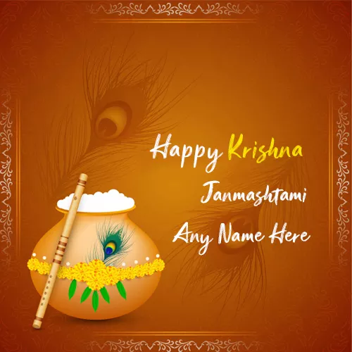 Happy Krishna Janmashtami Whatsapp Status 2024 With Your Name