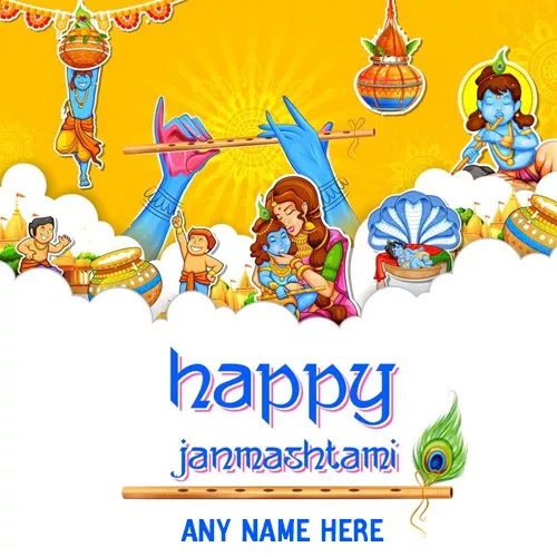 Krishna Janmashtami 2023 Images With Name
