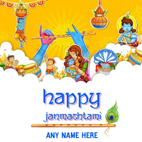 Krishna Janmashtami 2024 Images With Name