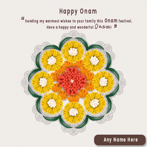 Happy Onam 2024 Wishes Cards With Name In English