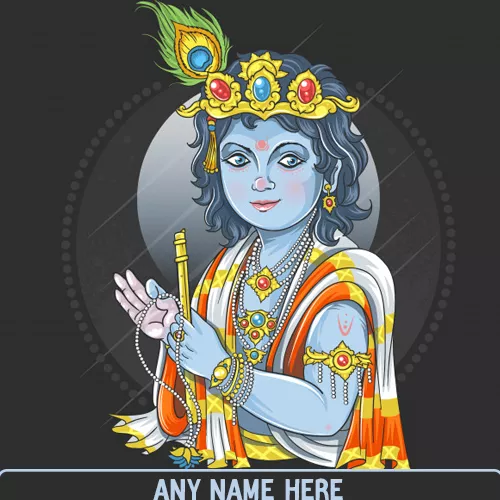 Krishna Jayanthi 2024 Images With Name Edit