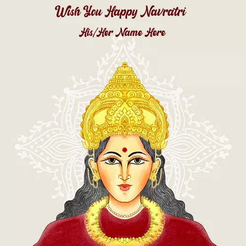 Happy Navratri 2023 Status Images Download With Your Name