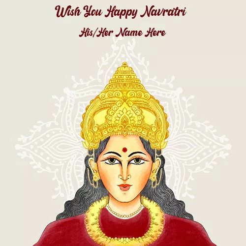 Happy Navratri 2024 Status Images Download With Your Name