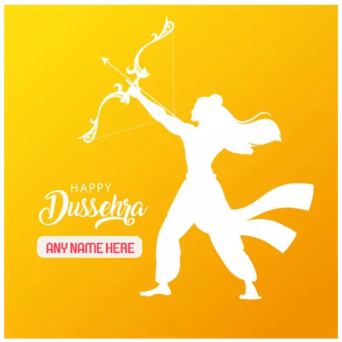 Happy Dussehra 2024 With Name Editing