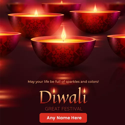 Happy Diwali Pic 2025 Download With Name