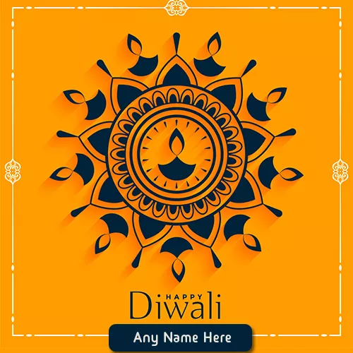 Happy Diwali 2025 Wishes Whatsapp DP With Your Name