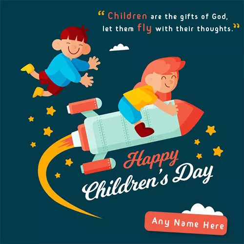 Happy Childrens Day 2024 Images With Name Download