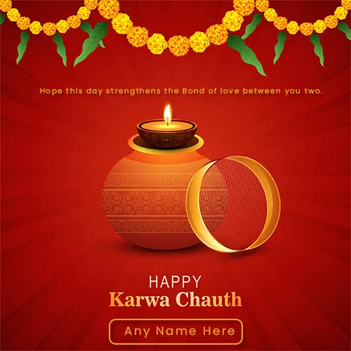 Karwa Chauth 2024 Pics For Husband With Name