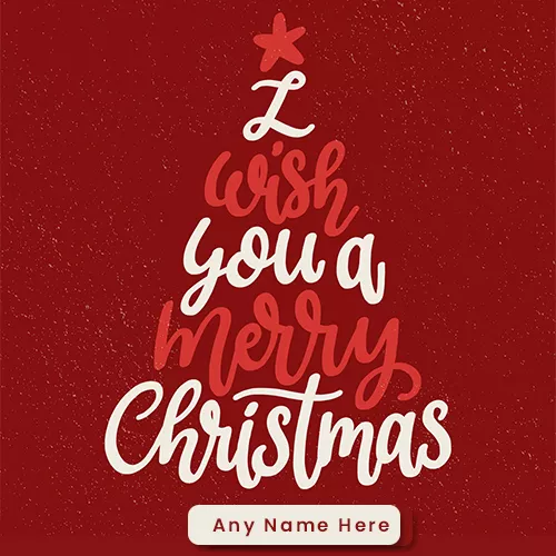 Write Name On Merry Christmas 2023 Images For Whatsapp