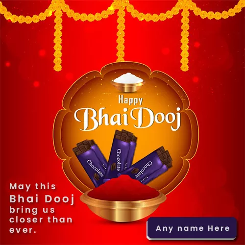 Write Name On Happy Bhai Dooj Pics Download