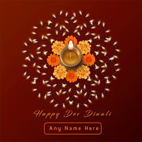 Happy Dev Diwali 2025 Pics With Name Edit