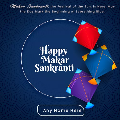 Wish Makar Sankranti 2023 In English Images With Name