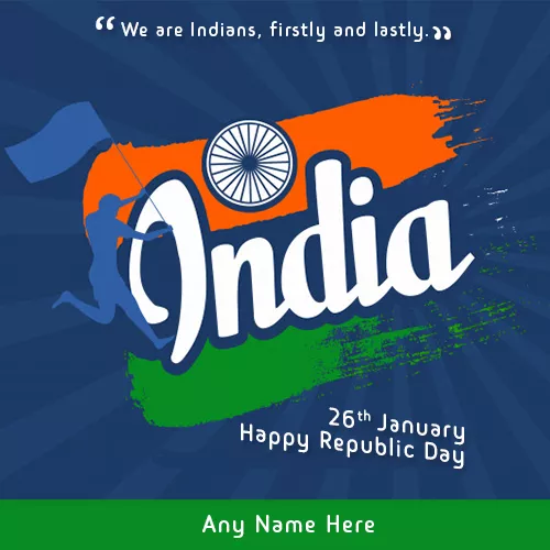 26th jan Republic Day Photos For Whatsapp Dp With Name