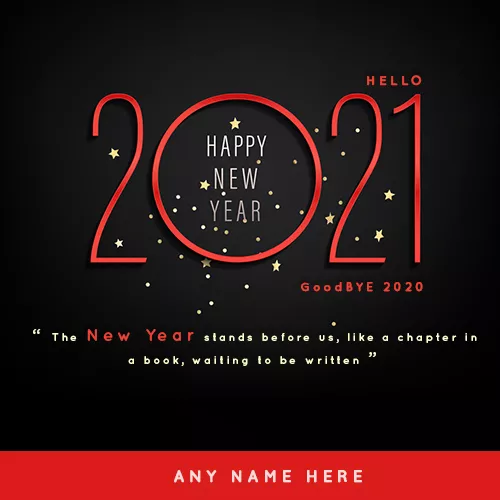 Write Name On Goodbye 2020 Welcome 2021 Status Download