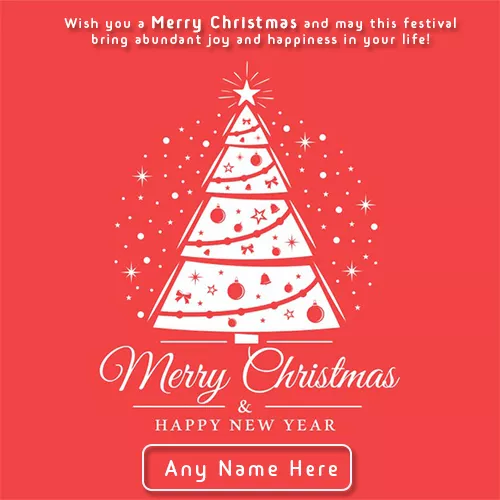 Wish You Happy Merry Christmas 2023 With Name