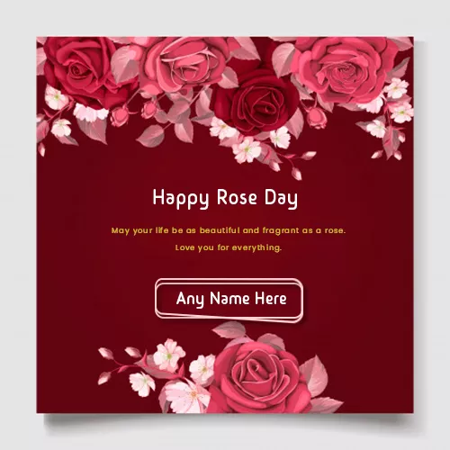Rose Day Quotes For My Love In English With Name