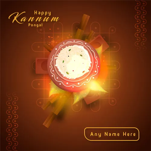 Happy Kannum Pongal 2023 Wishes Images With Name