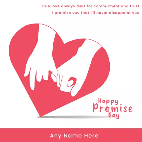 Promise Day Images For Boyfriend With Name