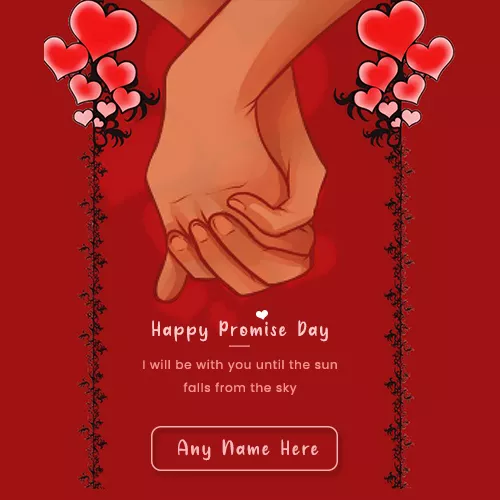 Promise Day Images For Love Couple With Name
