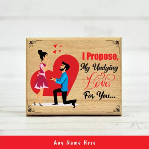 Write Name On Propose Day Status Edit