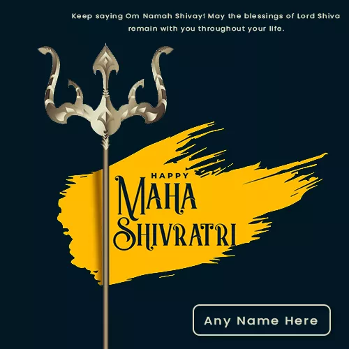 Maha Shivratri 2023 Images For Whatsapp Dp With Name