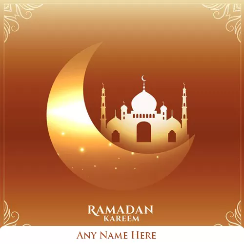 Ramadan Kareem Whatsapp Dp With Edit Name
