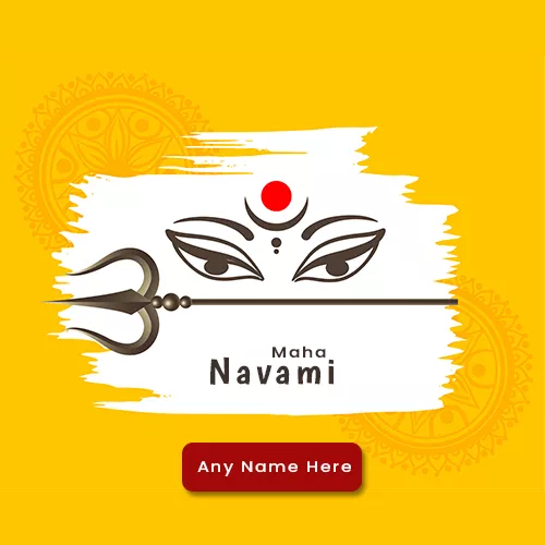 Create Name On Maha Navami 2023 Picture