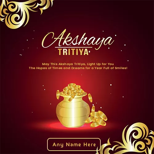 Akshaya Tritiya Wishes Pictures With Name