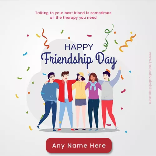 Advance Friendship Day Wishes With Best Friend Name