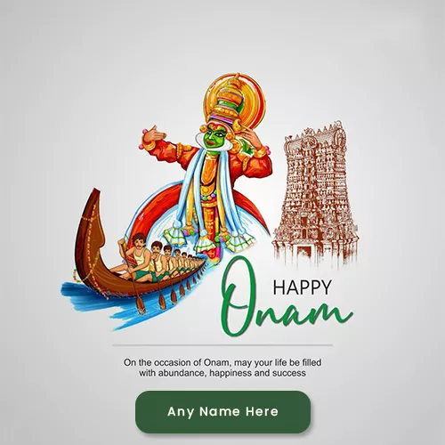Onam Greeting Card Free Download With Name