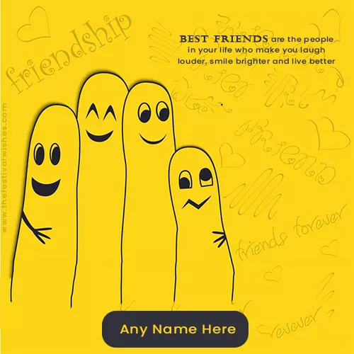 Write Name On Friendship 2024 Picture Download