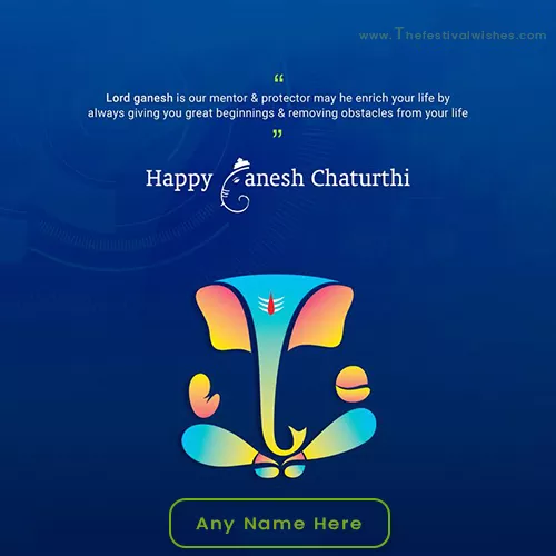 Ganesh Chaturthi Festival 2023 Pictures With Name