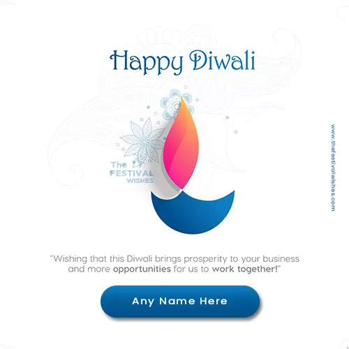Wish You Happy Diwali 2024 With Style Name