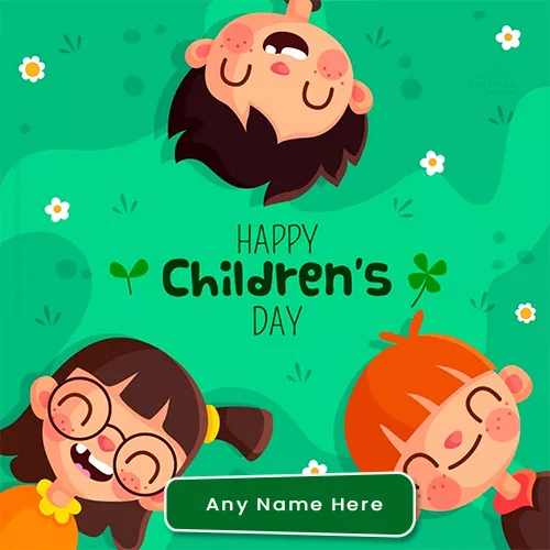 Write Name On Children's Day Quotes For Students