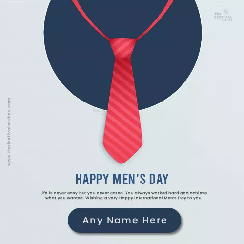 Happy International Men's Day 2022 Wishes In Advance With Name