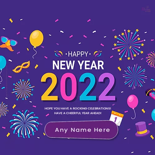 Happy Christmas And Happy New Year 2022 Pics With Name Edit