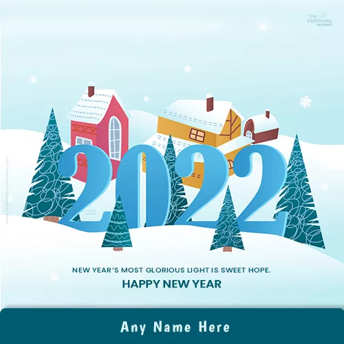 Happy New Year 2022 Greetings With Name