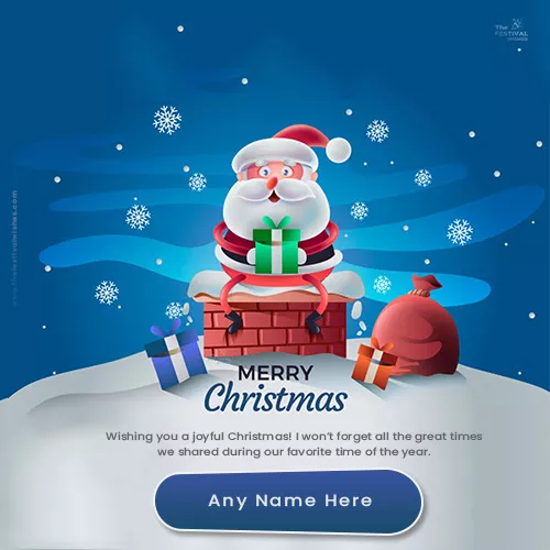 Santa Claus Message 2022 Image With Name