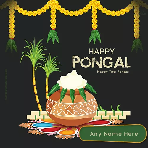 Happy Thai Pongal 2023 Wishes With Name Edit