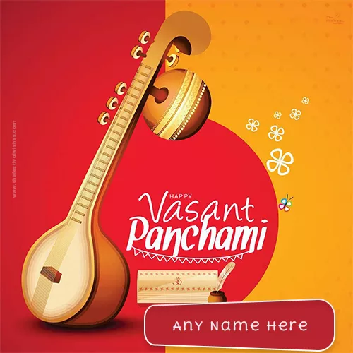Wish You Happy Vasant Panchami 2025 With Name