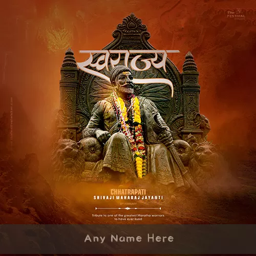 Chhatrapati Shivaji Maharaj Jayanti 2025 With Name