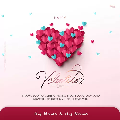 Happy Valentine Day 2025 Pic With Name Edit