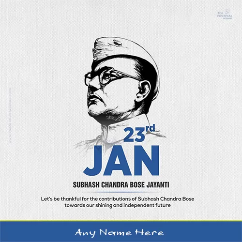 Netaji Subhash Chandra Bose Jayanti 2024 Pics With Name